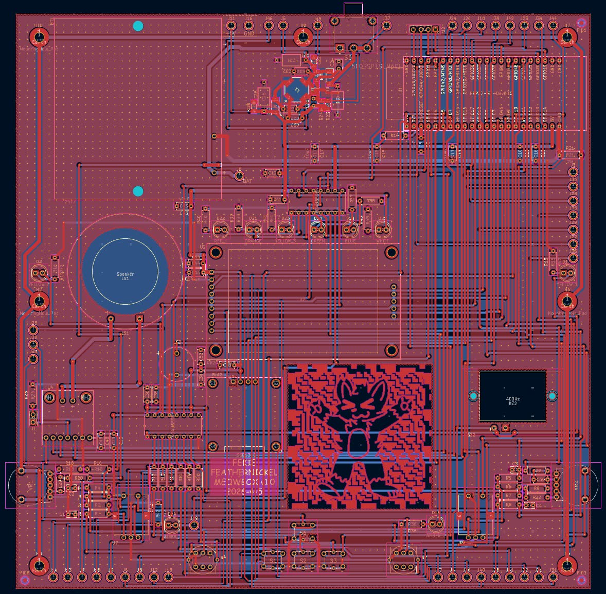 Meowbox custom PCB design