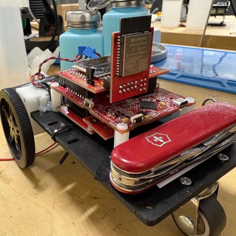 WiFi-Controlled Robotic Car (Class Project)